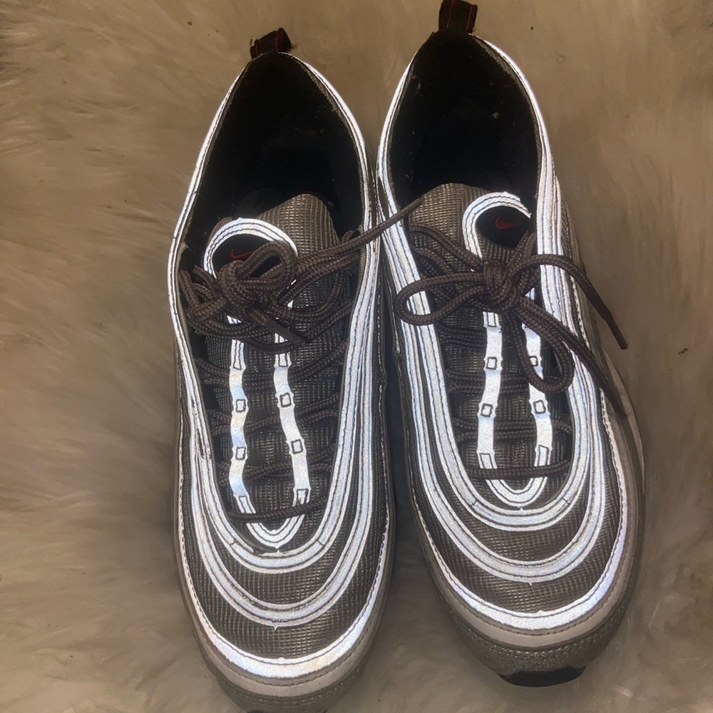 SILVER BULLET AIR MAX 97s 🛸🍒🤍